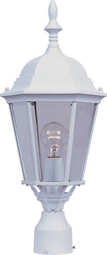 21"H Westlake 1-Light Outdoor Pole/Post Lantern White