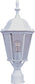 Maxim Westlake 1-Light Outdoor Pole/Post Lantern White 1005WT