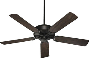 52"W All-Weather Allure Indoor/Outdoor 5-Blade Patio Ceiling Fan Oiled Bronze