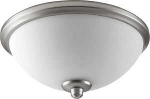 11"W Alton 3-light Ceiling Fan Light Kit Satin Nickel w/ Satin Opal