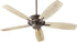 Quorum Soho 52 inch Ceiling Fan Oiled Bronze Wit Weathered Oak Blades 64525-8641