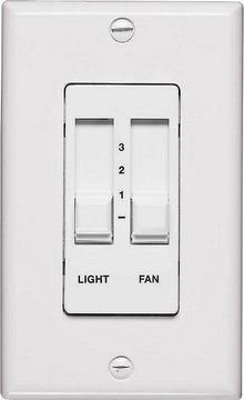 Quorum Ceiling Fan Wall Control White