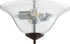 Quorum 2-light LED Ceiling Fan Light Kit Toasted Sienna / Oiled Bronze