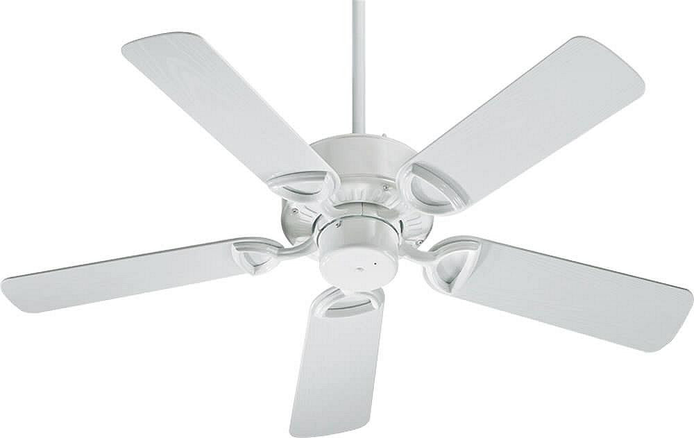 Quorum Estate Patio Indoor/Outdoor 42 5-Blade Patio Ceiling Fan White 1434256