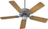 Quorum Estate Patio Indoor/Outdoor 42 5-Blade Patio Ceiling Fan Galvanized 1434259