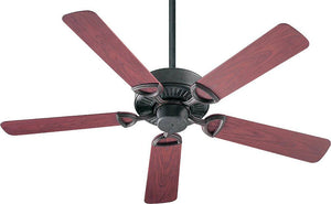 52"W Estate Patio Indoor/Outdoor 5-Blade Patio Ceiling Fan Toasted Sienna