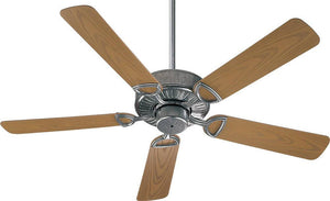 52"W Estate Patio Indoor/Outdoor 5-Blade Patio Ceiling Fan Galvanized