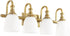 Quorum Richmond 4-light Bath Vanity Light Aged Brass