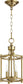 Quorum Rossington 2-light Entry Foyer Hall Chandelier Aged Brass
