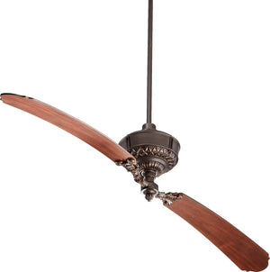68"W Turner 2-Blade Ceiling Fan Oiled Bronze