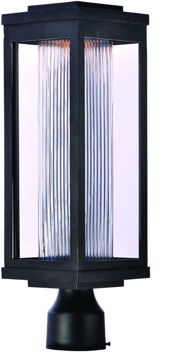 Maxim Salon LED 1-Light Outdoor Post 55900CRBK