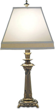 31"H 3-Way Table Lamp Roman Bronze