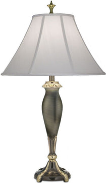 32"H 3-Way Table Lamp Roman Bronze