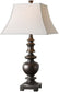 Uttermost 32 inchh Verrone 1-Light Table Lamp Dark Bronze 26830