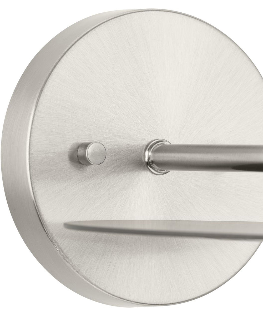 Trimble 1-Light Wall Bracket Brushed Nickel