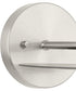 Trimble 1-Light Wall Bracket Brushed Nickel