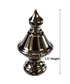 Polished Nickel Beaded Knob Finial 1.5"h