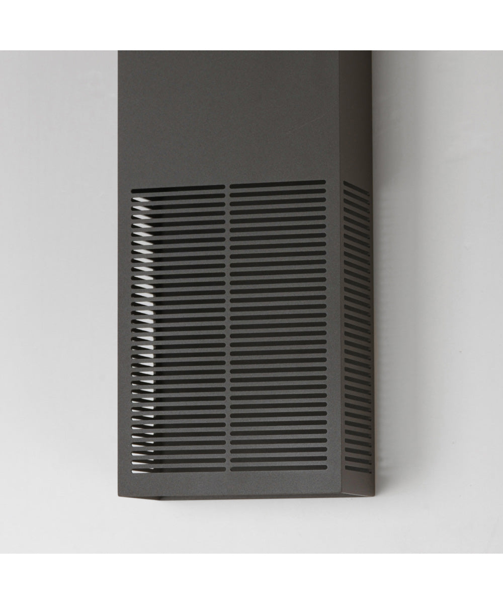 Grate 24 inch LED Outdoor Wall Sconce Architectural Bronze