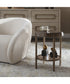 Cusano Round Dark Marble Accent Table