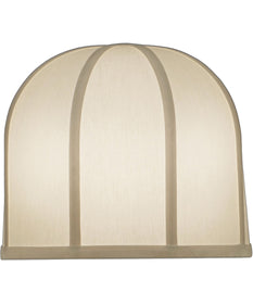 11x10x10 Off White Silk Shantung Umbrella Hardback Lampshade