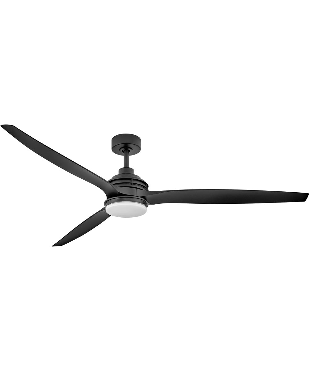 Artiste 72" LED Smart Fan Matte Black
