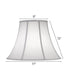 8x17x13 Off White Silk Shantung Bell Softback Lampshade