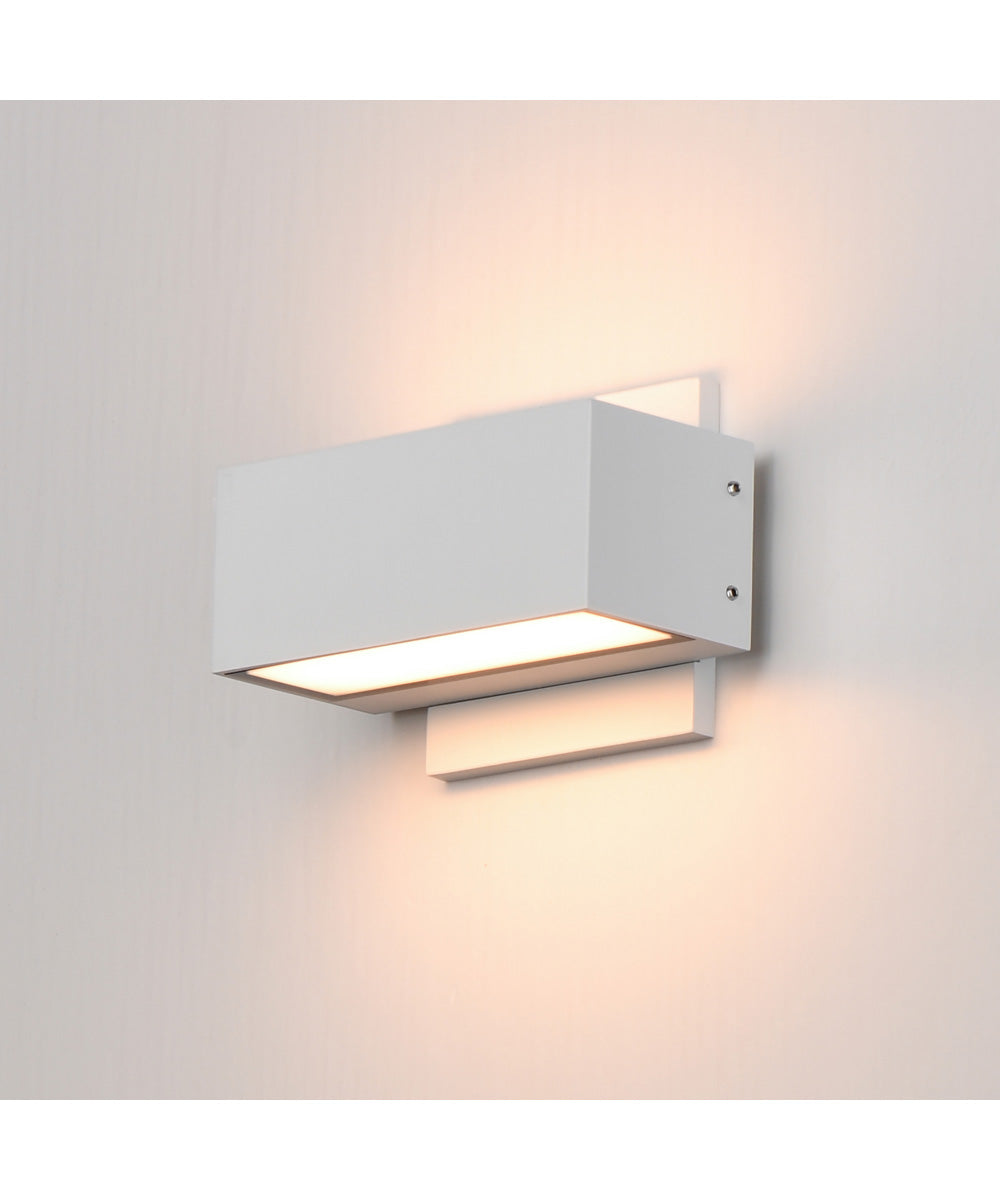 Blok 6.75 inch LED Outdoor Wall Sconce White