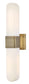 Cotes 2-Light Large LED Sconce in Lacquered Brass