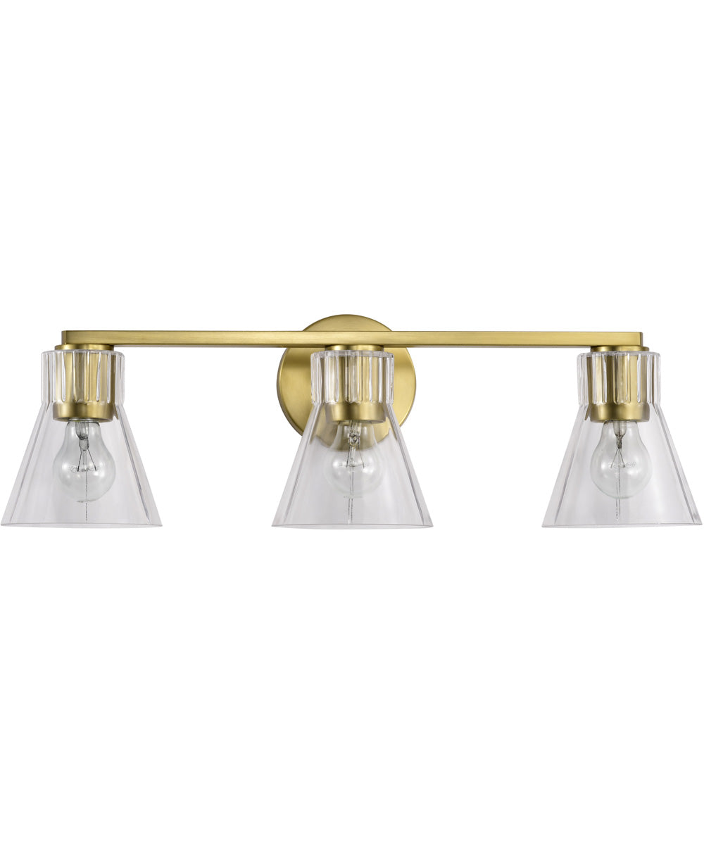 Gianna 3-Light Vanity & Wall Vintage Brass