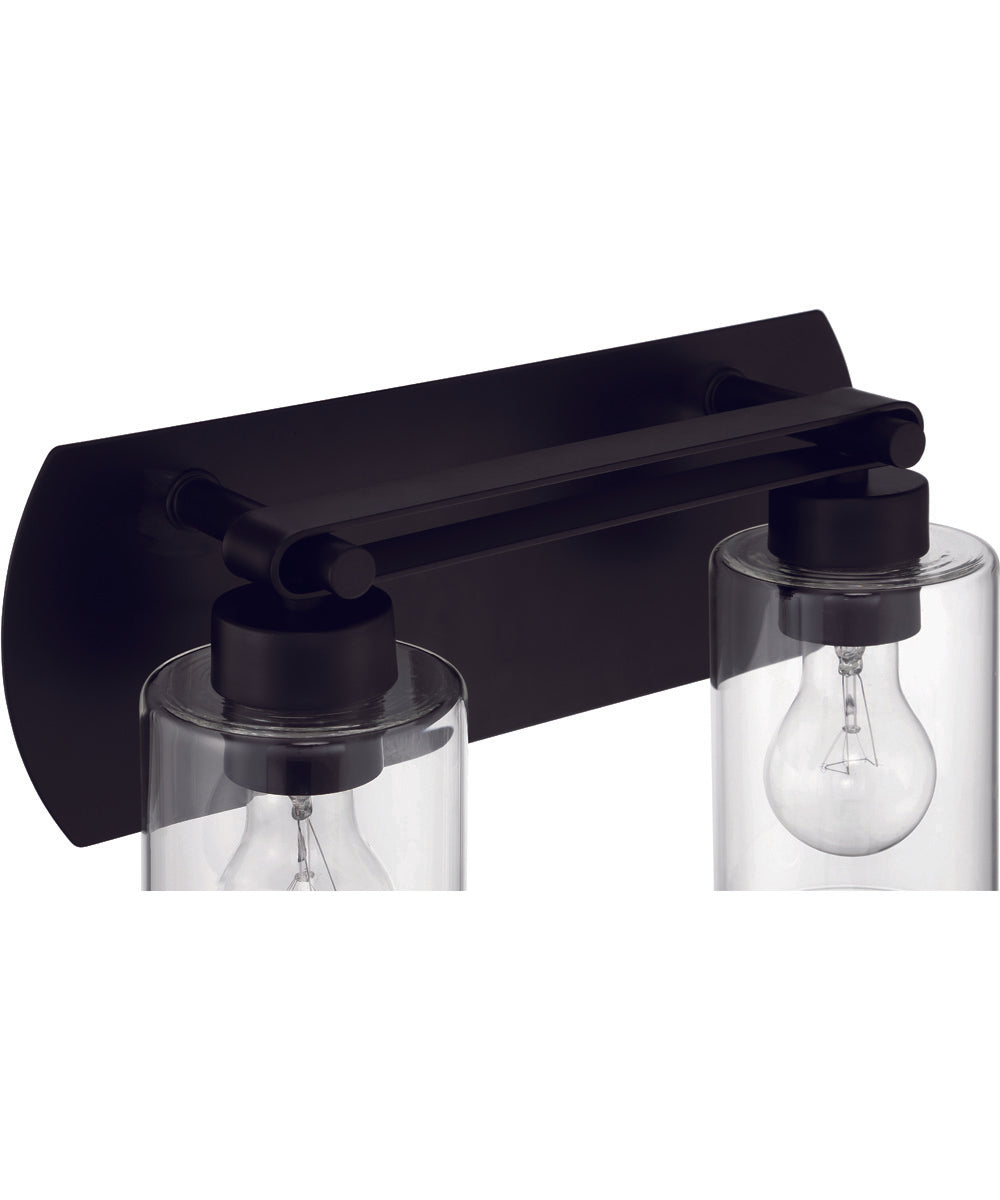 Hendrix 2-Light Lighting Flat Black
