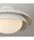 Jensen 1-Light Semi-Flush Matte White