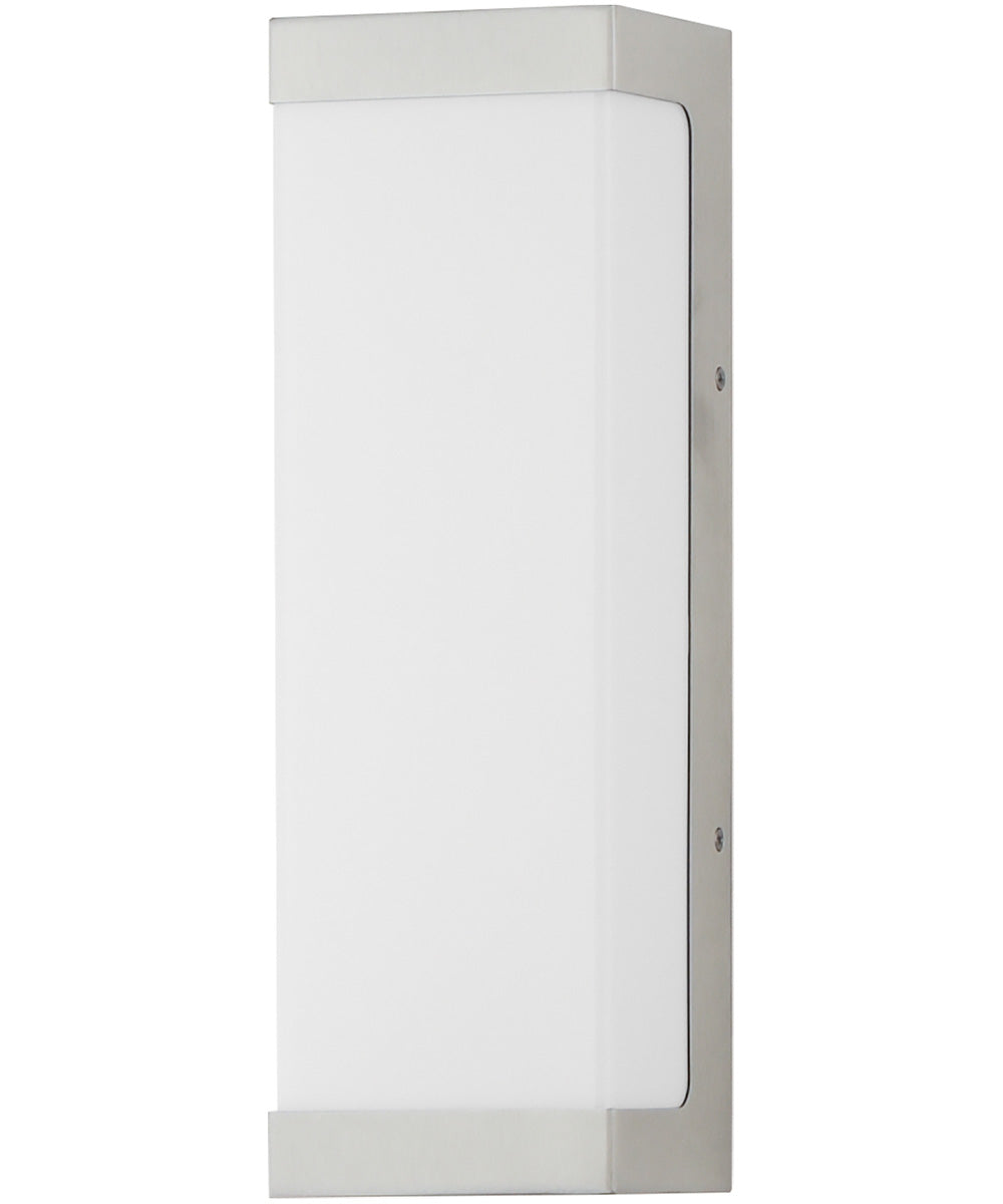 Tunnel 15-16 inch LED Outdoor Sconce Brushed Aluminum