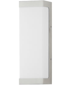 Tunnel 15-16 inch LED Outdoor Sconce Brushed Aluminum