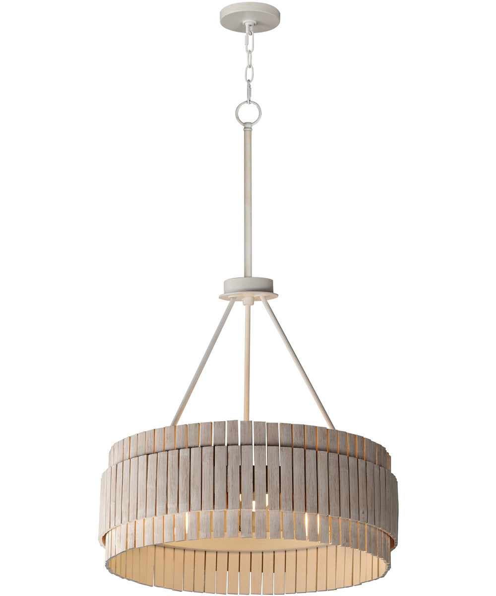 Satori 3-Light Chandelier Ecru