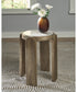 Gavrilley Accent Table Gray/White/Brown
