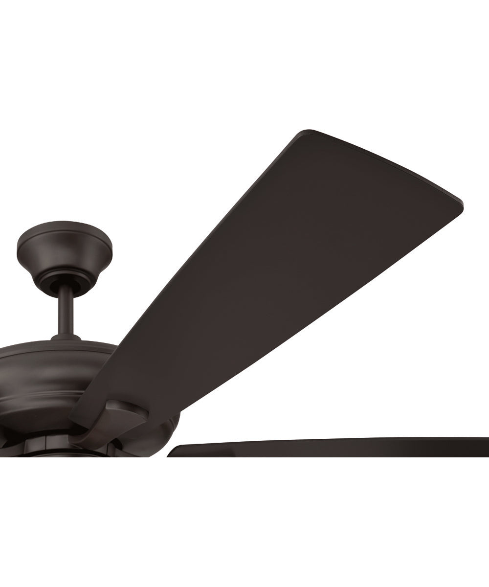 EOS 2 Light Clear Bowl 52" Ceiling Fan 2-Light Fan Classic Bronze