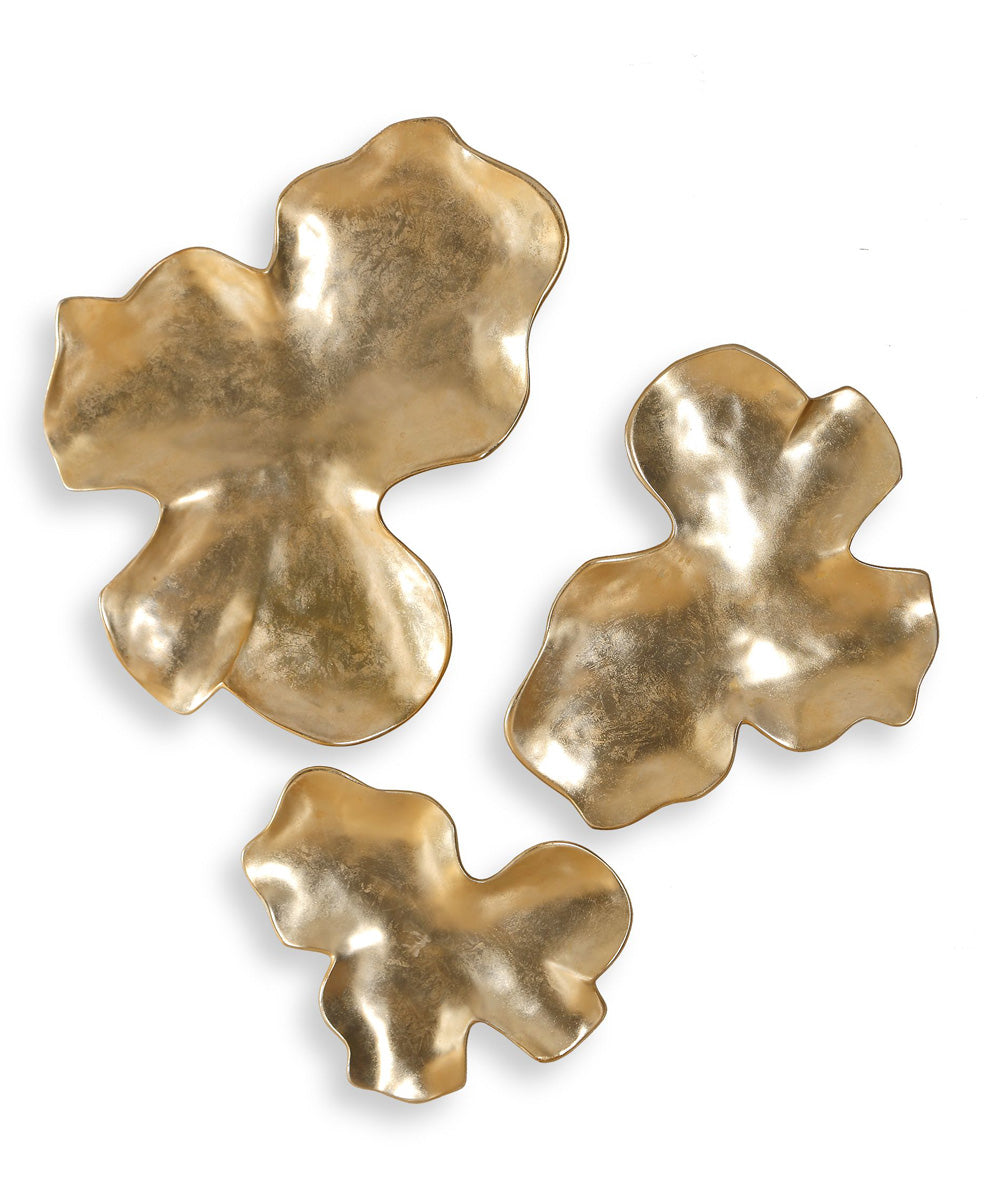 Lumina Gold Wall Decor, Set of 3