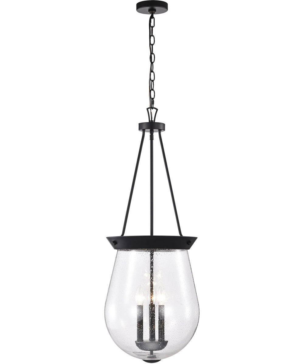 Boliver 3-Light Pendant Matte Black