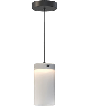 Highball Frosted LED Mini Pendant Black