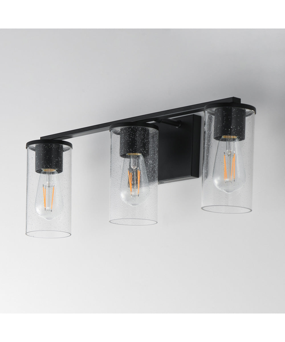 Livingston 3-Light Bath Vanity Black