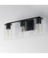 Livingston 3-Light Bath Vanity Black