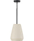 Della 1-Light Pendant Terracotta Ivory