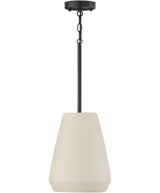 Della 1-Light Pendant Terracotta Ivory