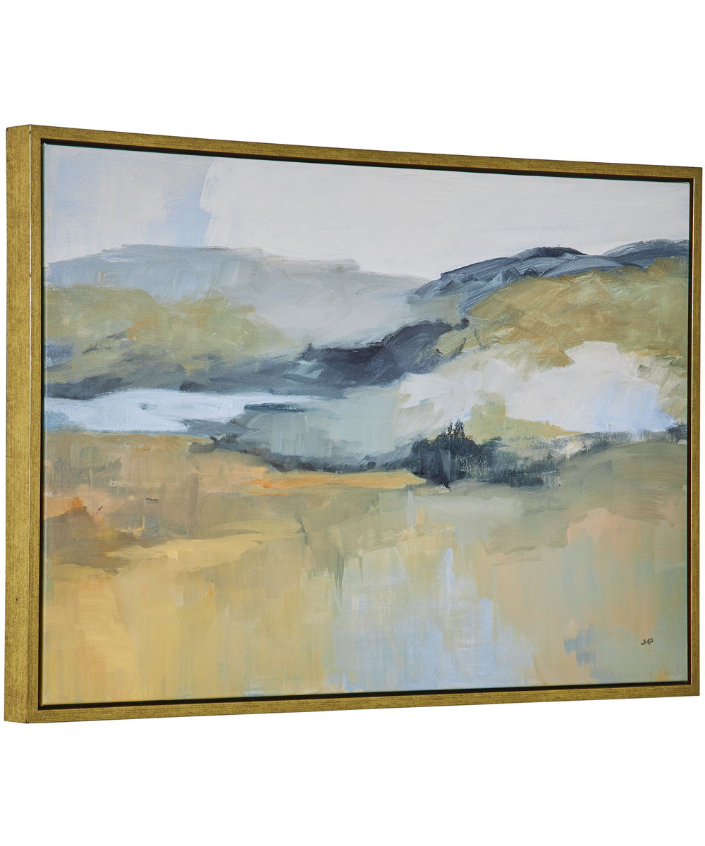 Folded Hills Framed Landscape Art