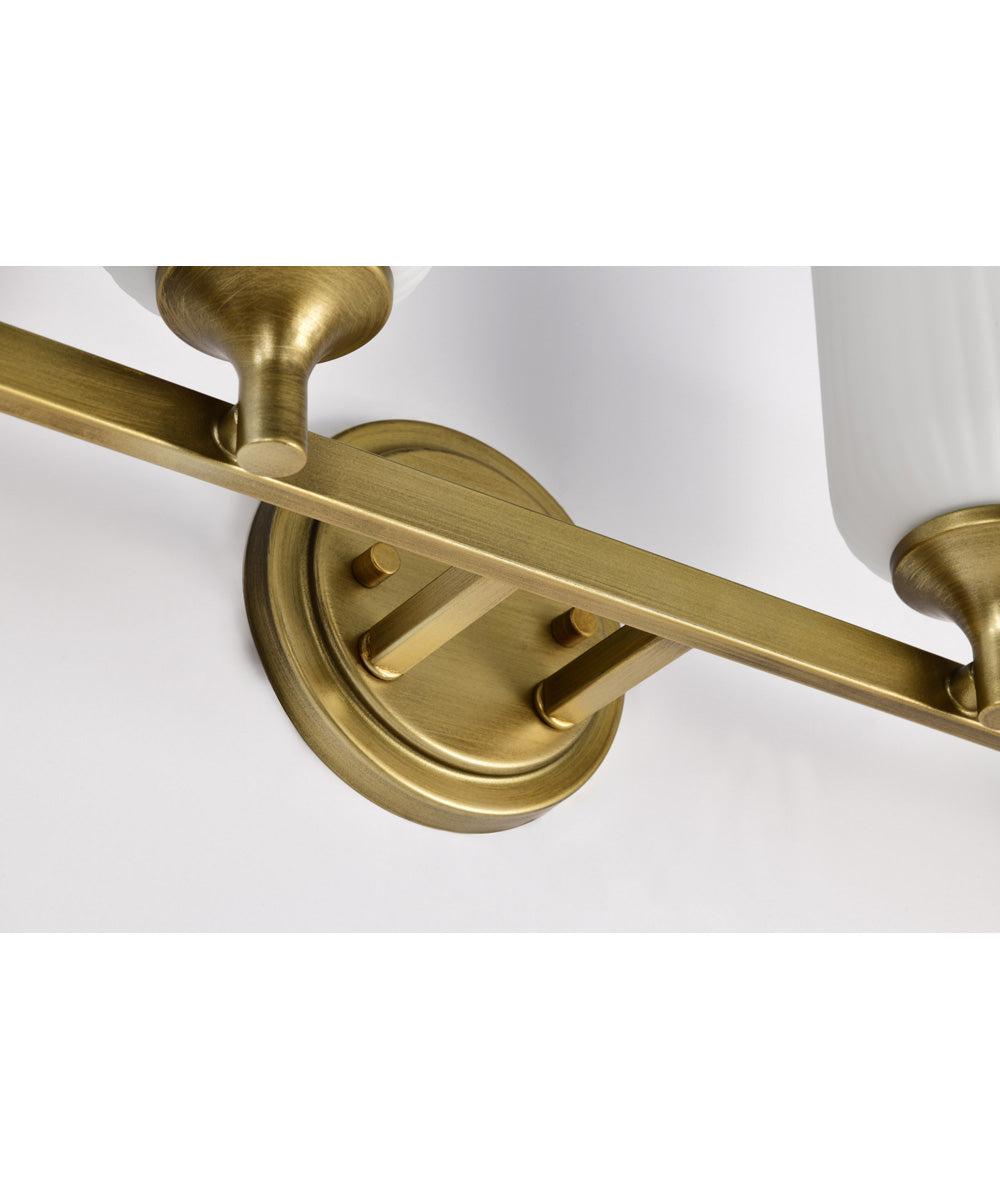 Solara 4-Light Vanity & Wall Natural Brass