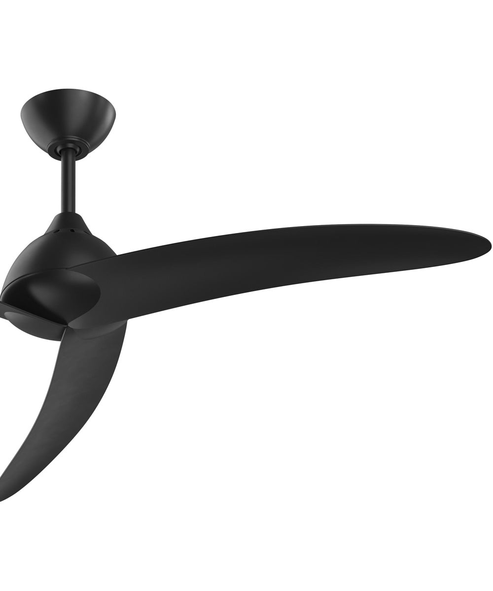 Nirra 52-in. 3-Blade Modern Ceiling Fan Matte Black