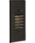 LED Indoor/Outdoor Integrated LED Wall or Step Light with Photocell Antique Bronze