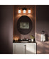 Reines 3-Light Bath Vanity with Opal Glass Shades Matte Black