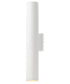 Caldera Outdoor Wall Sconce - 20 inch White