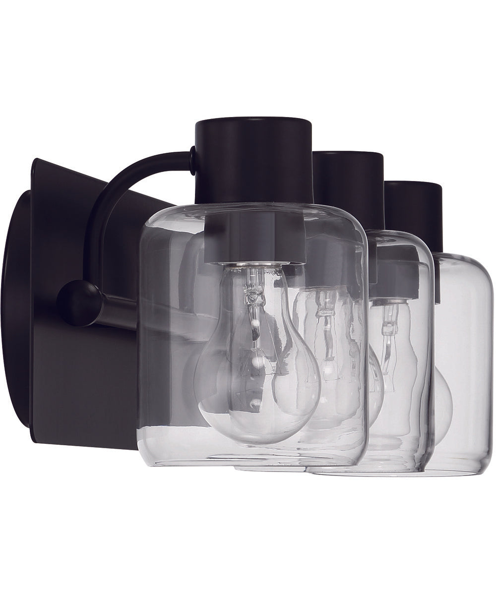 Rori 3-Light Lighting Flat Black